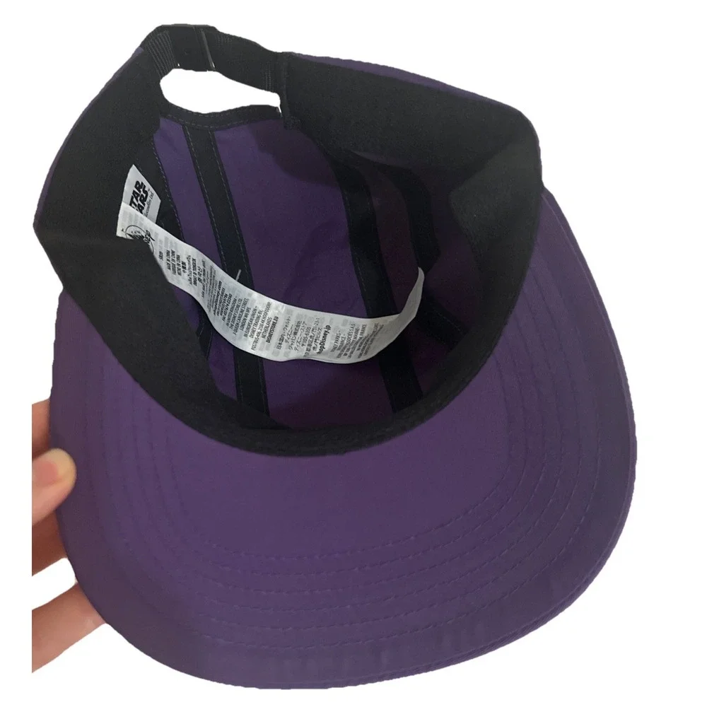 Star Wars 5 Panel Athletic Hat Cap Adult Size Adjustable Purple Disney Parks NWT